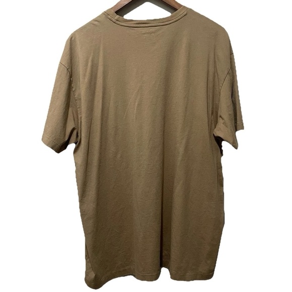 Polo Ralph Lauren Men’s Large Tan Short Sleeve Logo Tee Casual Classic Style - Picture 5 of 7
